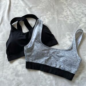 PINK sports bra bundle size S
